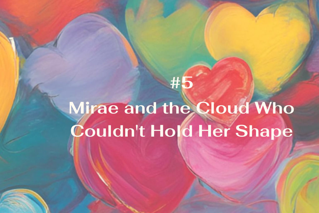 Colorful heart illustration symbolizing love, softness, and emotional connection for children – featured in The Mirae Stories by Tanja May.